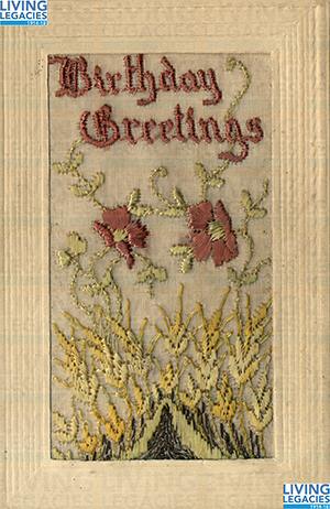 ID149 - Artefacts relating to - A variety of handmade and colour WW1 Postcards